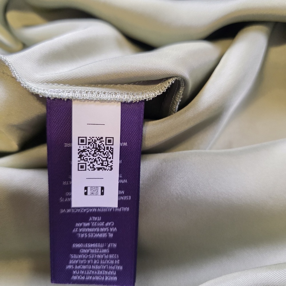 Ralph Lauren Purple Label Chilton Washed Satin Evening Dress Size 14 $3490 - Picture 3 of 11